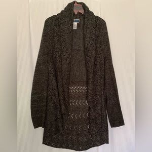 Karen Scott Cardigan Grey Medium